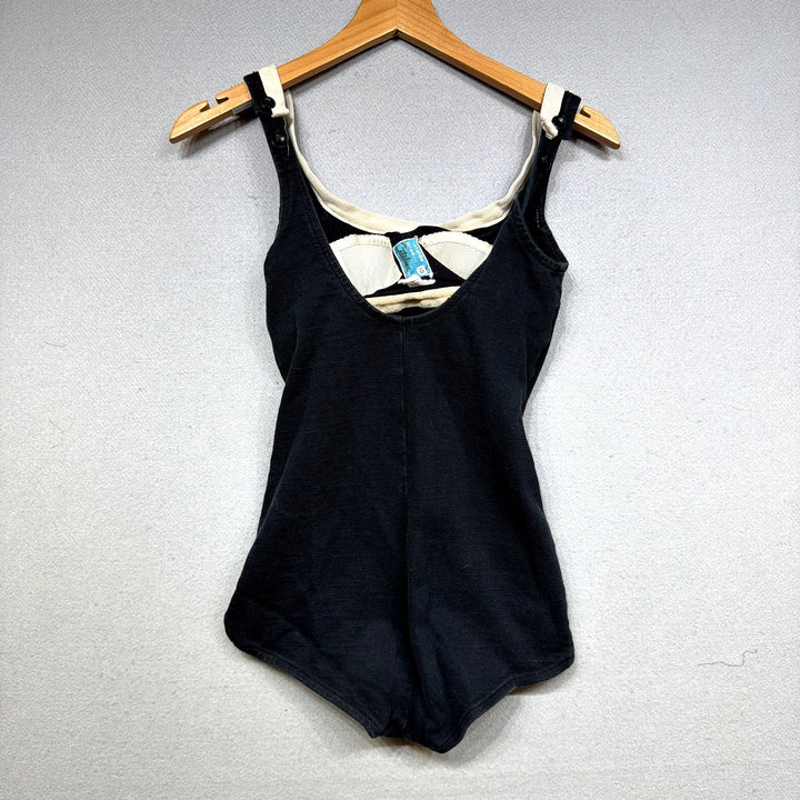 Vintage Catalina Black One Piece Swimsuit Size 10
