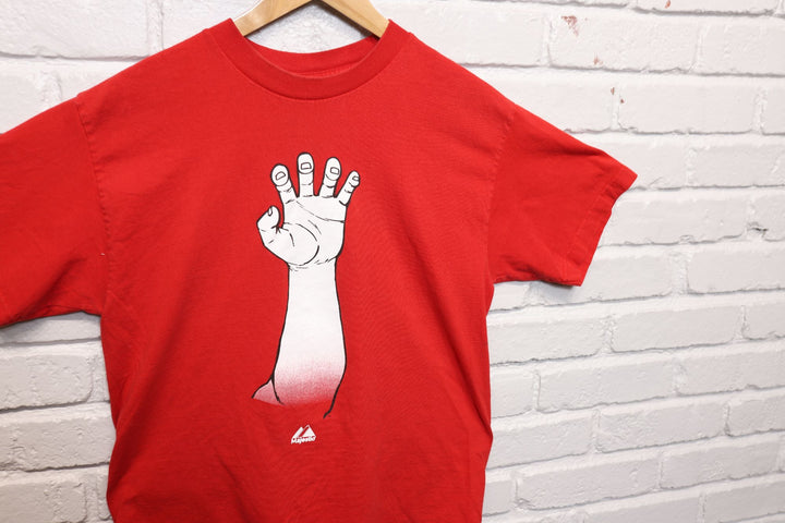 2000s Vintage Texas Rangers Claw and Antlers T Shirt Size Medium