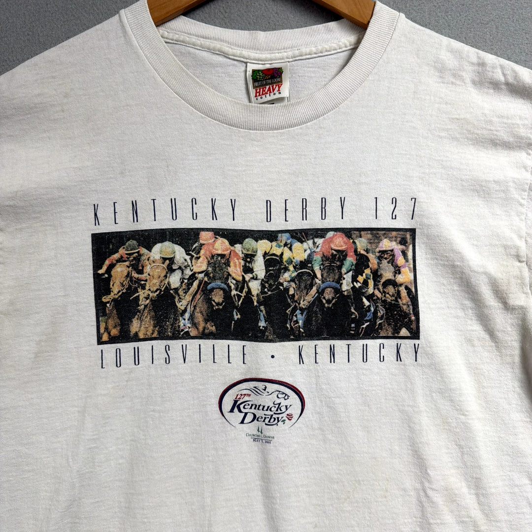 Vintage Kentucky Derby 2001 T Shirt Size Large
