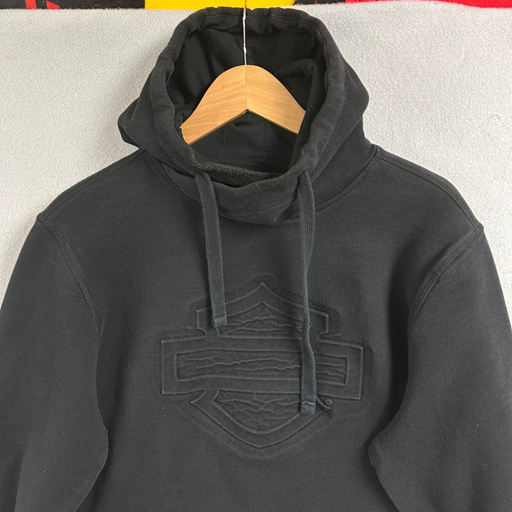 Harley Davidson Embossed Hoodie Size Large