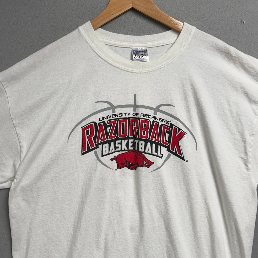 Vintage University of Arkansas Basketball T Shirt size XL
