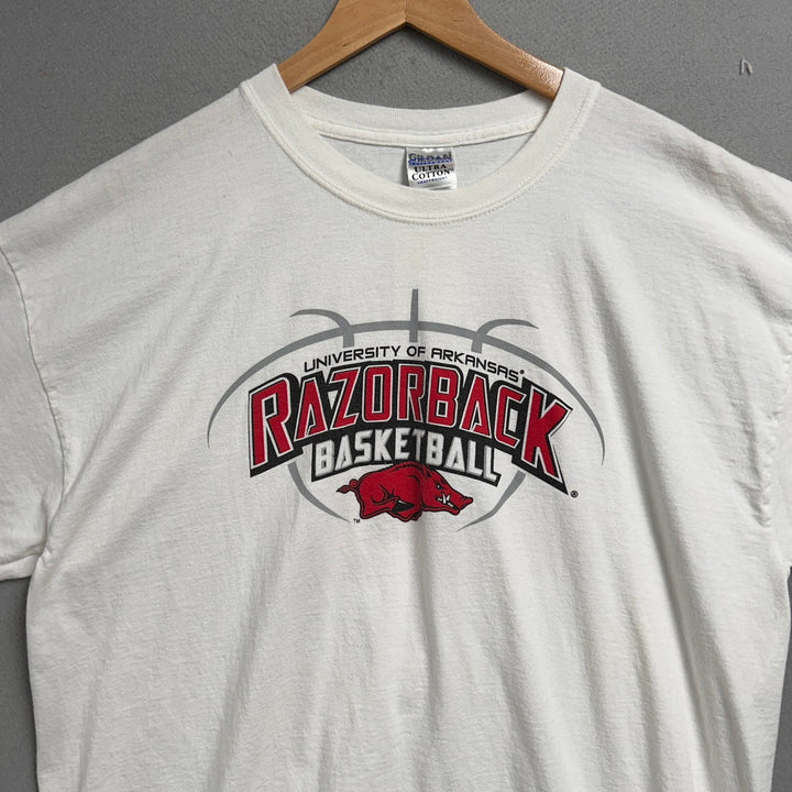 Vintage University of Arkansas Basketball T Shirt size XL