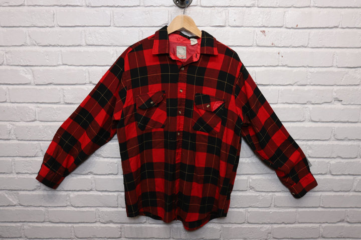 90s outdoor exchange plaid shirt size large