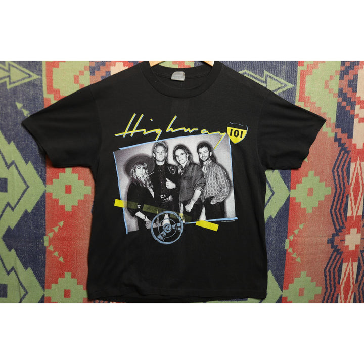 Highway 101 Vintage Band T Shirt Large 80s