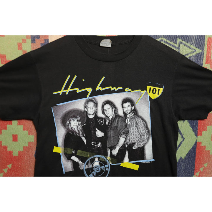 Highway 101 Vintage Band T Shirt Large 80s