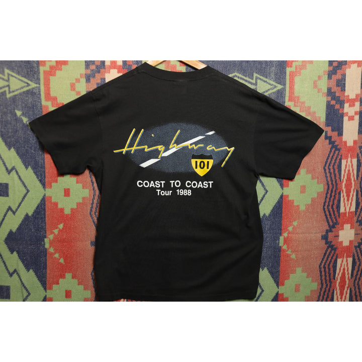 Highway 101 Vintage Band T Shirt Large 80s