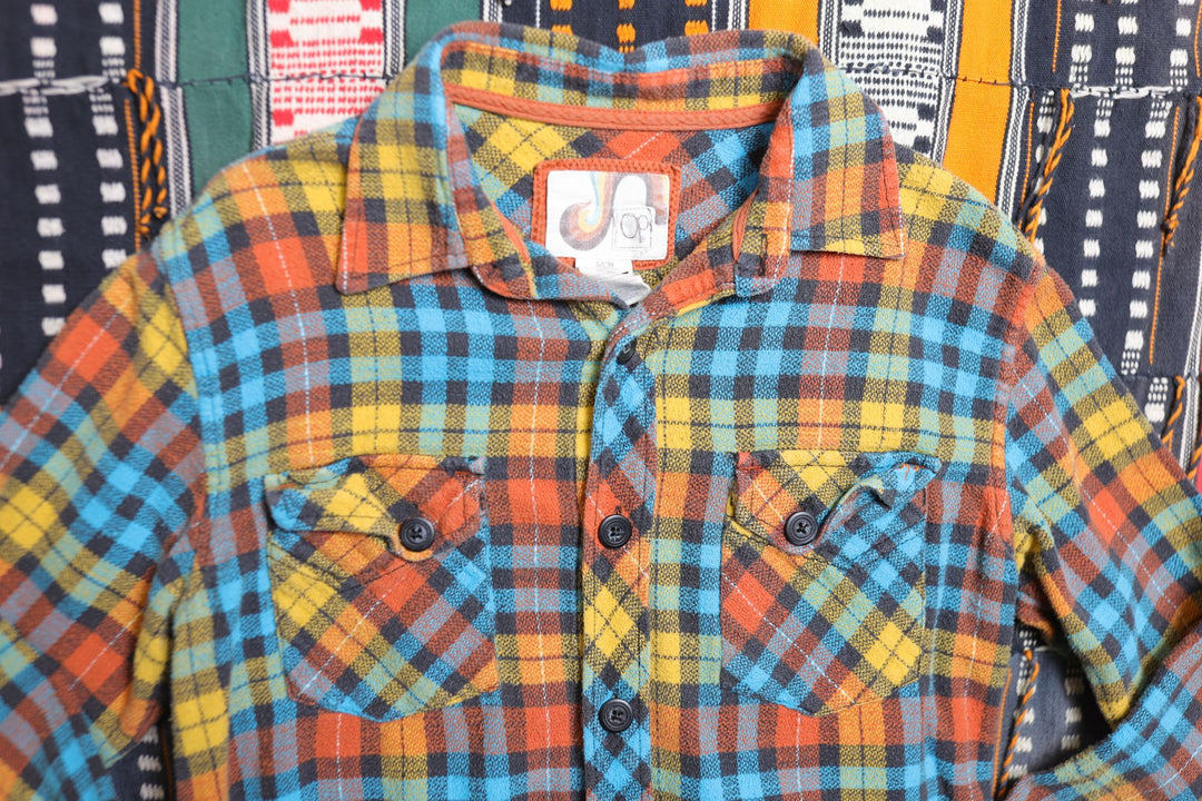 Ocean Pacific Vintage Plaid Shirt Small 2000s