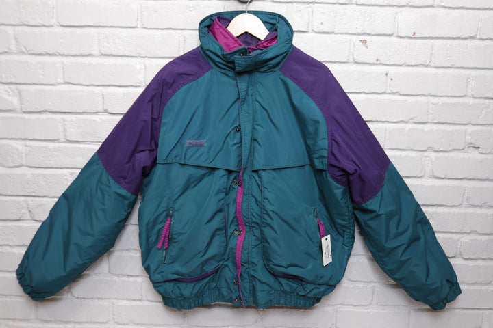 Columbia Powder Keg Vintage 3 In 1 Jacket Large 90s
