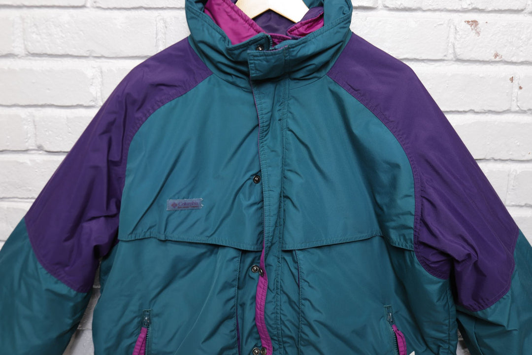 Columbia Powder Keg Vintage 3 In 1 Jacket Large 90s