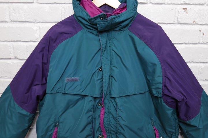 Columbia Powder Keg Vintage 3 In 1 Jacket Large 90s
