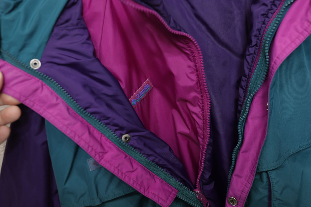 Columbia Powder Keg Vintage 3 In 1 Jacket Large 90s
