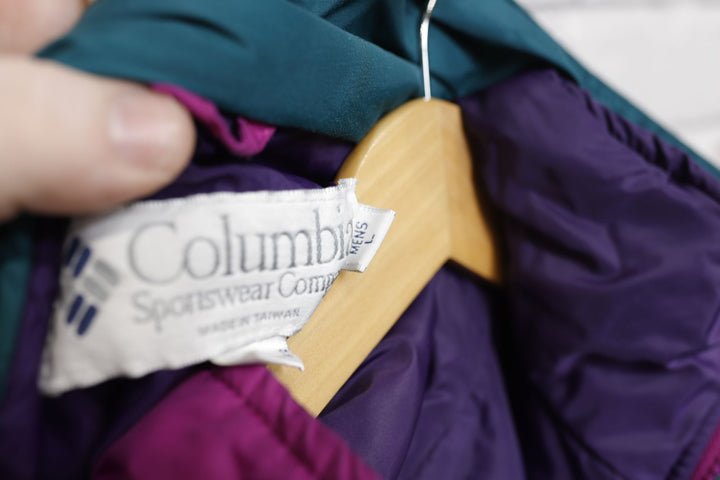 Columbia Powder Keg Vintage 3 In 1 Jacket Large 90s