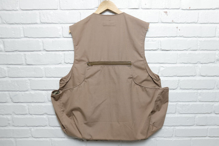 10X Vintage Brown Hunting Vest Large 90s