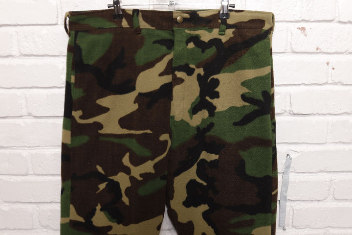 Cabela's Whitetail Vintage Camo Polar Fleece Pants 80s 38/29.5