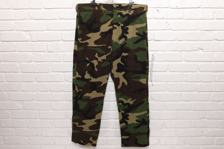 Cabela's Whitetail Vintage Camo Polar Fleece Pants 80s 38/29.5