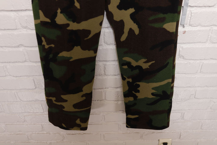 Cabela's Whitetail Vintage Camo Polar Fleece Pants 80s 38/29.5