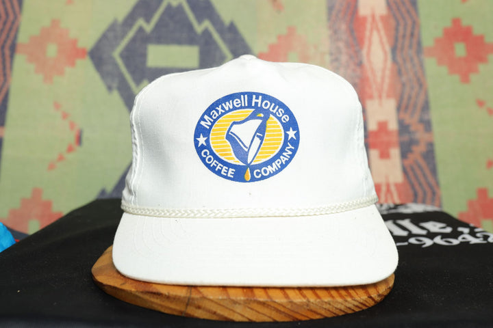 Maxwell House Coffee Vintage Snapback Hat 90s