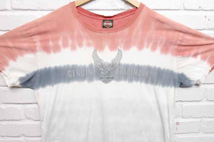 Harley Davidson Vintage Tie Dye T Shirt 2000s XXL