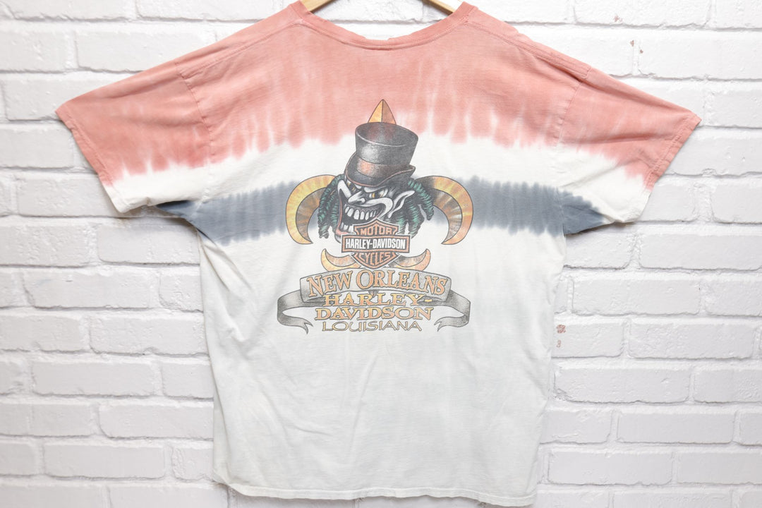 Harley Davidson Vintage Tie Dye T Shirt 2000s XXL