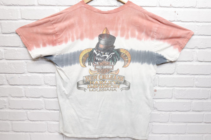 Harley Davidson Vintage Tie Dye T Shirt 2000s XXL