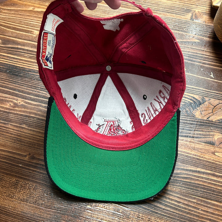 Vintage Arkansas Razorbacks Starter Snapback Hat