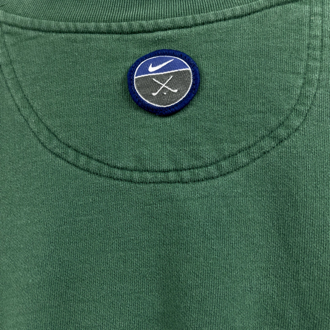 90's Nike Golf Men's Green Quarter Zip Sweater Size 2XL