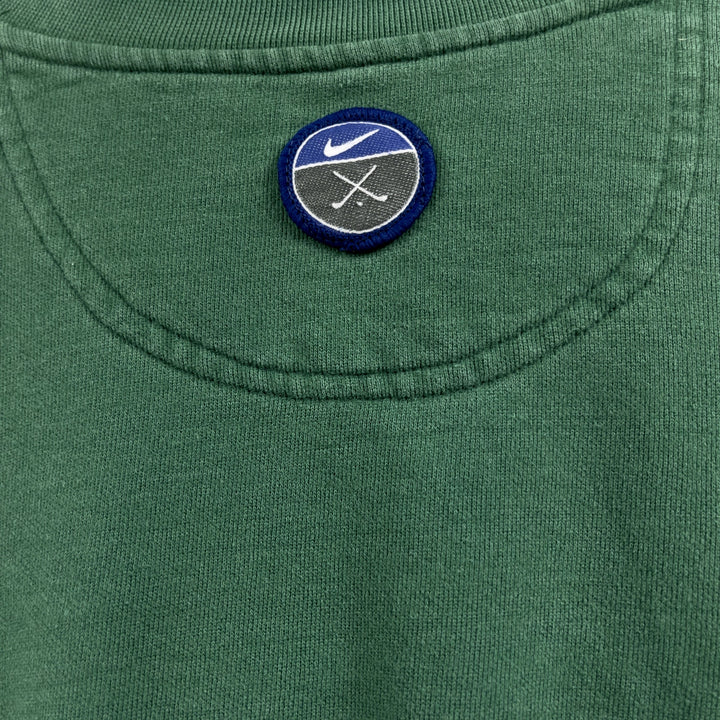 90's Nike Golf Men's Green Quarter Zip Sweater Size 2XL
