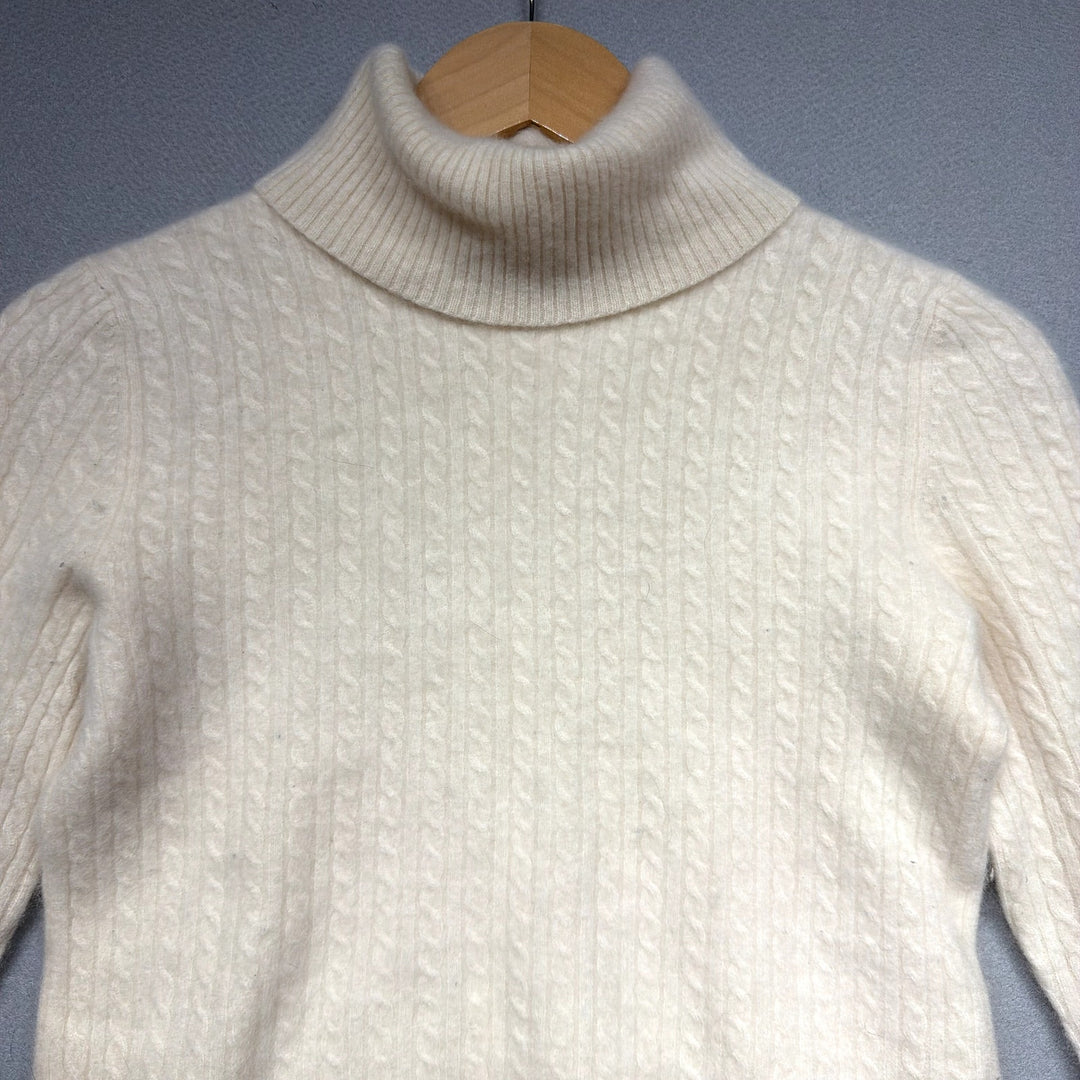 Vintage Anne Klein Cashmere Turtleneck Sweater Size Large