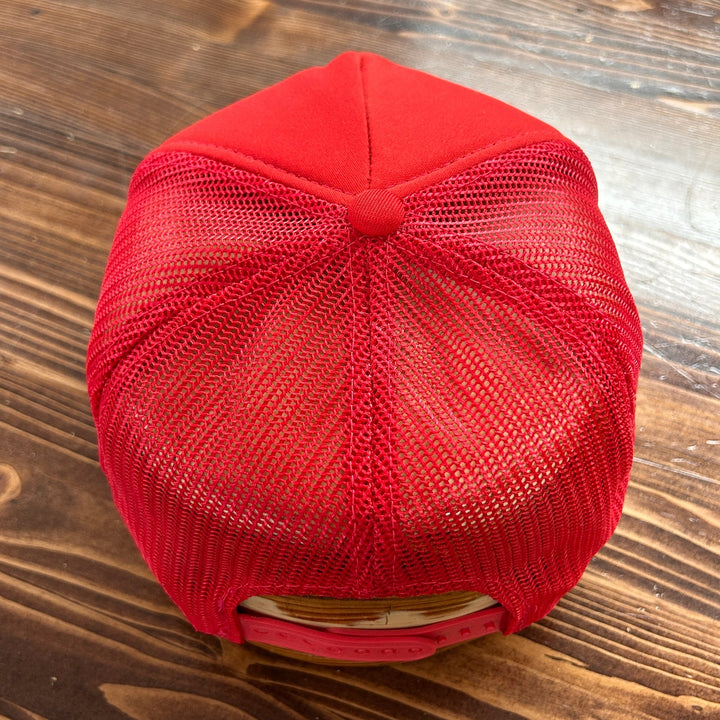 90's Coca Cola Red Snapback Mesh Trucker Hat