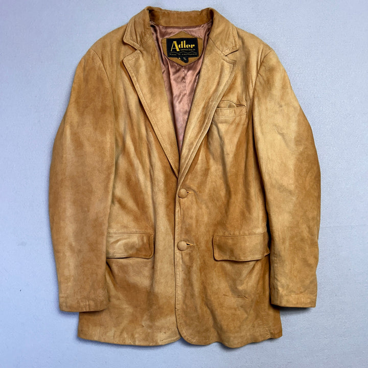 Vintage Addler Leather Blazer Jacket Size 42L
