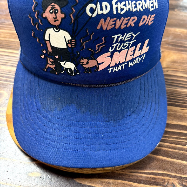 Vintage Old fisherman Trucker Hat