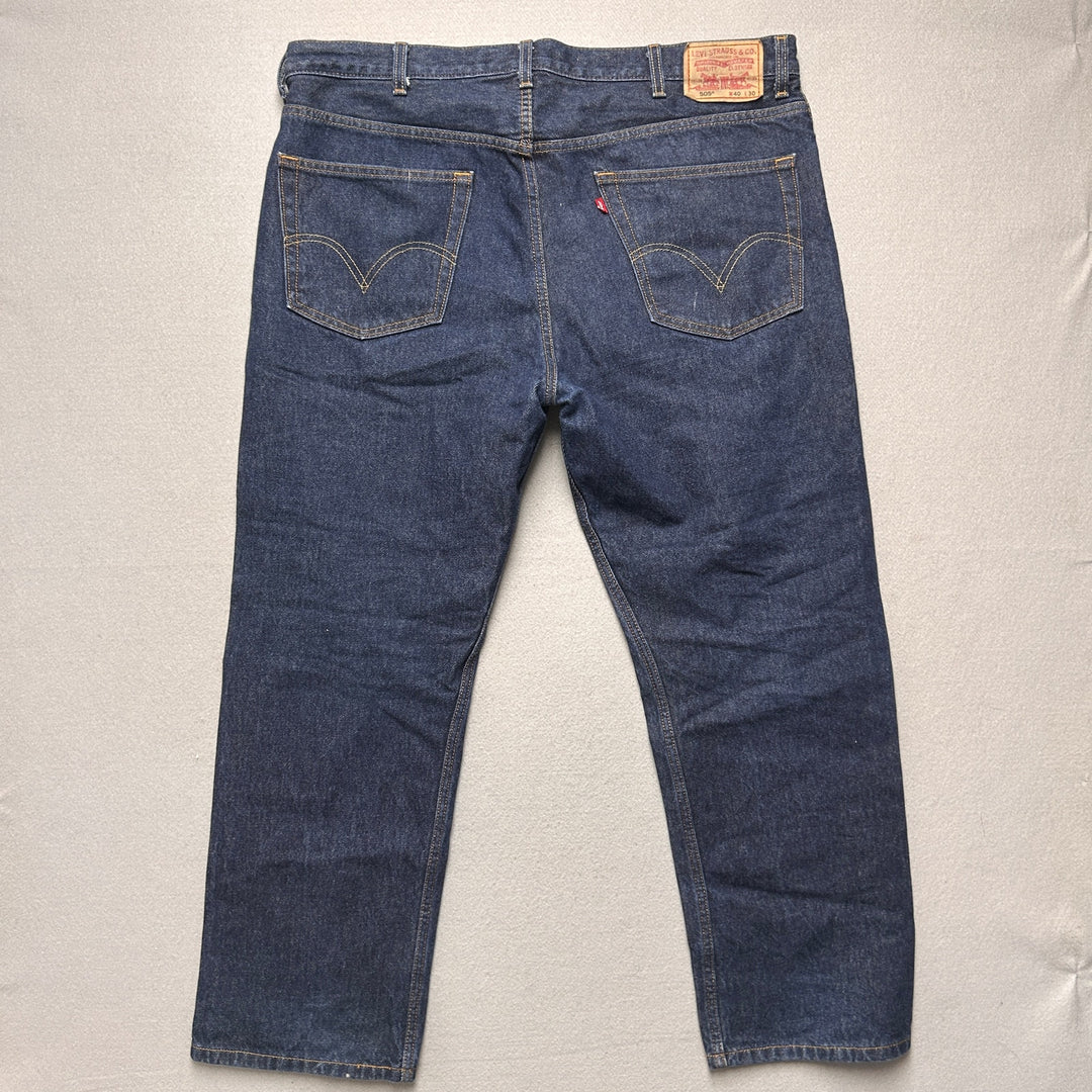 Levi's 505 Dark Wash Jeans Size 40