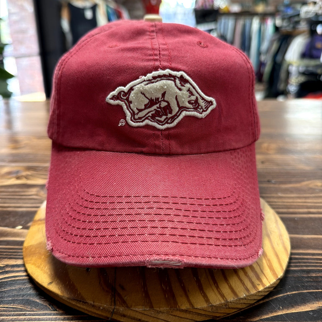Vintage University of Arkansas The Game Strap Back Hat