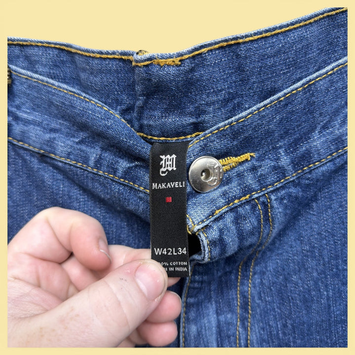 Vintage 2000s Makaveli Tupac Jeans Size 42