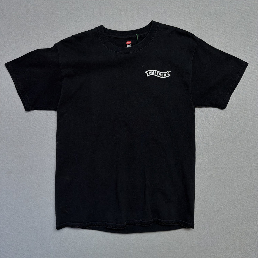 Vintage Walther Y2K Gun T Shirt Size Medium