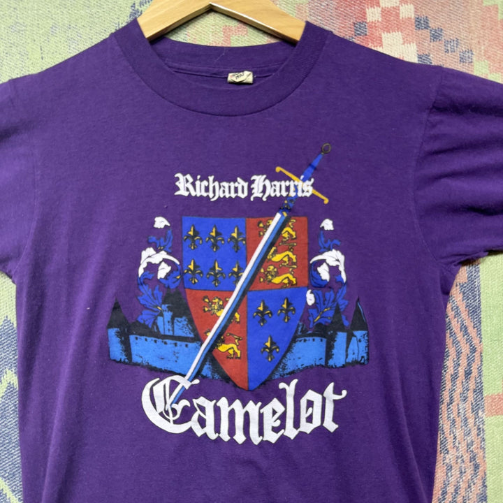 Richard Harris Camelot Vintage Movie Promo T Shirt Small 80s
