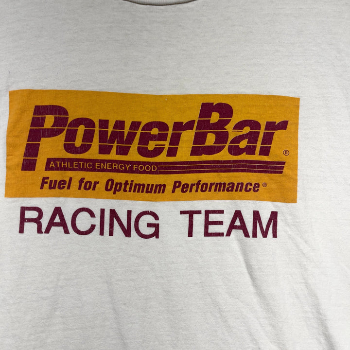 Vintage Power Bar Racing Team Cut Off T Shirt Size XL