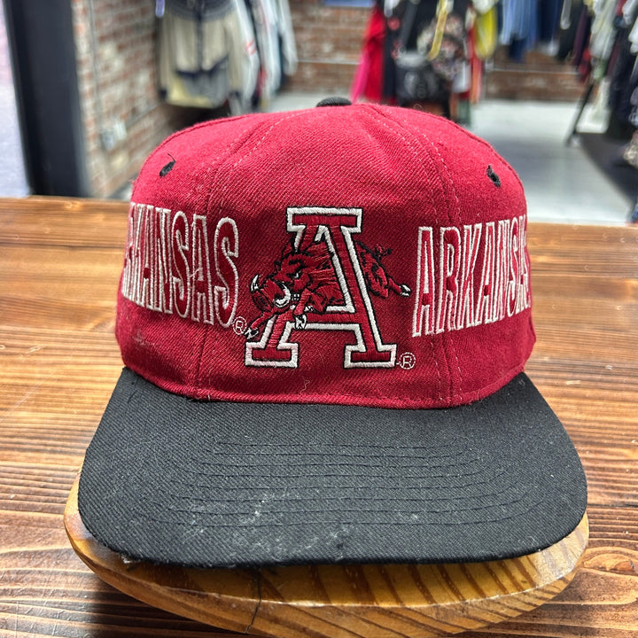 Vintage Arkansas Razorbacks Starter Snapback Hat