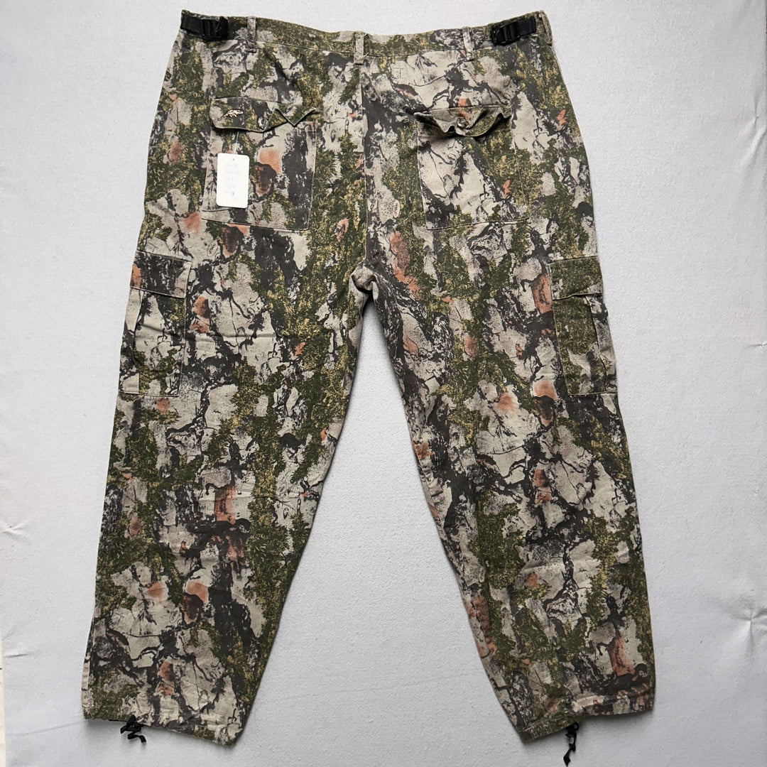 Vintage Natural Gear Camo Cargo Pants Size XXL