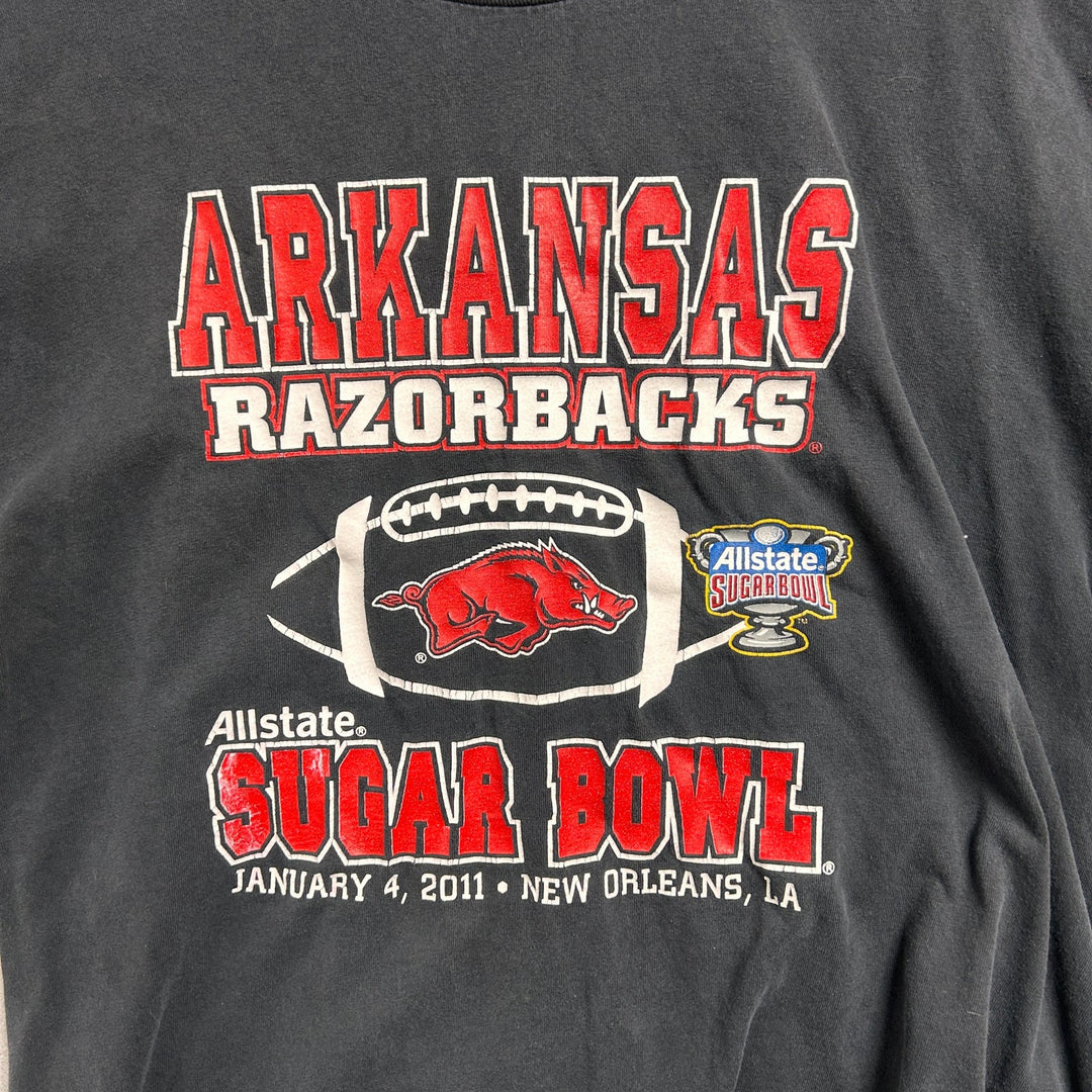 Arkansas Razorbacks Sugar Bowl T Shirt Size XL