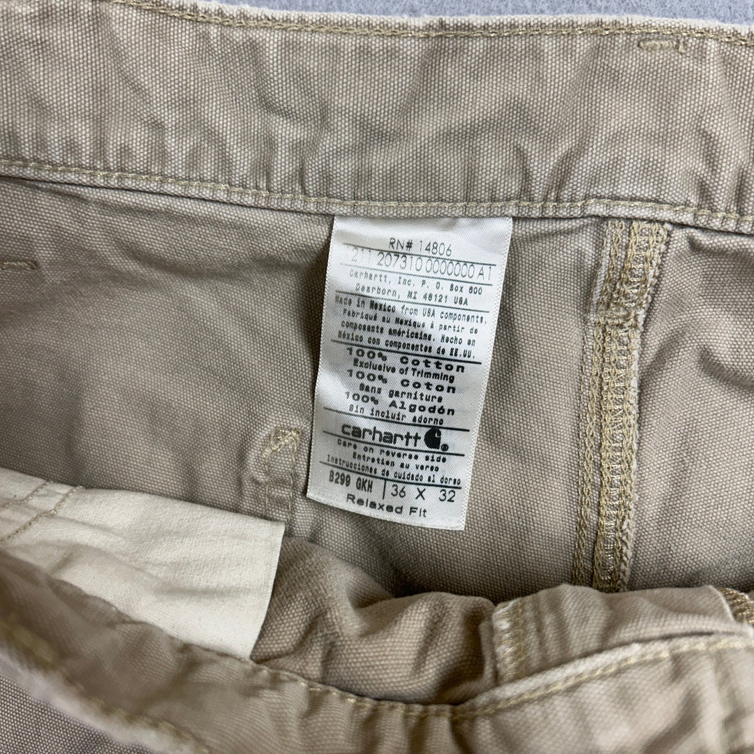Carhartt Khaki Work Pants Size 36