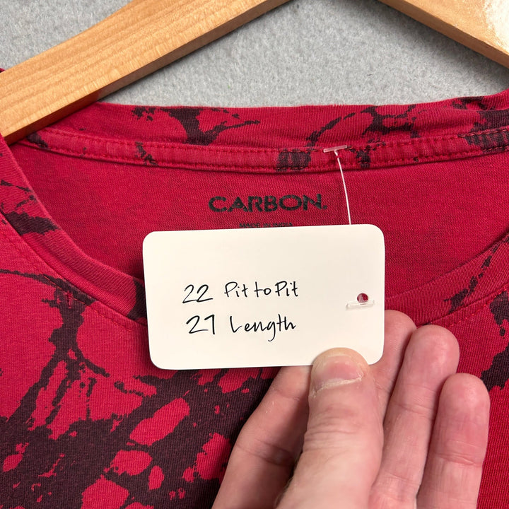 Carbon Red Y2K T Shirt Size Medium