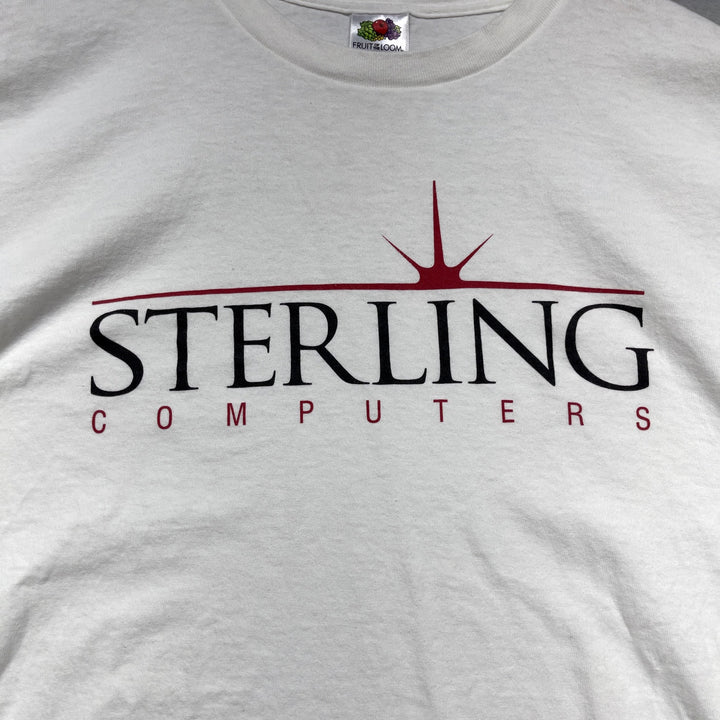 Vintage Sterling Computers T Shirt Size Large