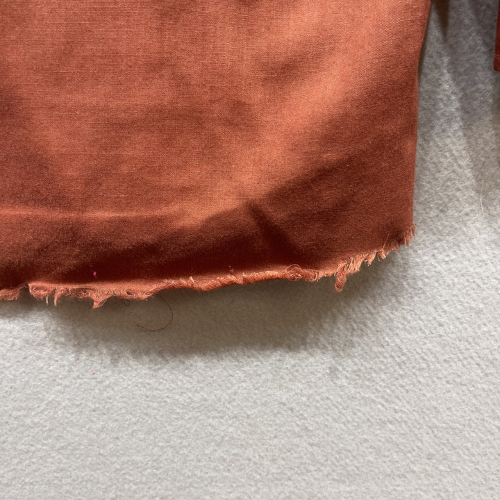 Vintage Panhandle Slim Orange Western Pearl Snap Button Up Medium