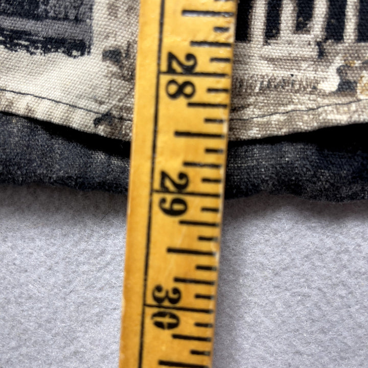 Vintage Men's Sandy River Western Print All Over Button Down Large