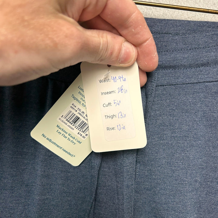 Tommy John NWT Blue Lounge Jogger Pants Size XXL