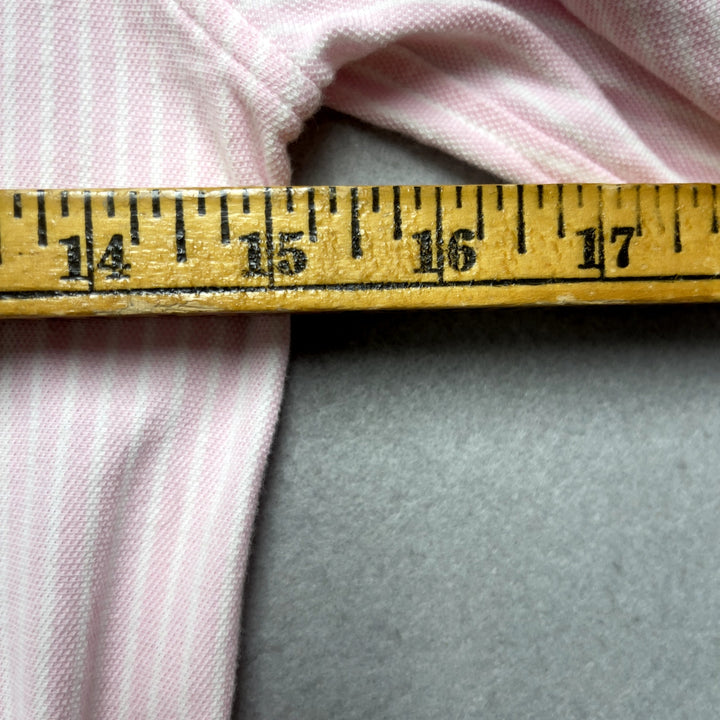 Boys Polo Ralph Lauren Pink Stripe Button Down Shirt Large (12-14)