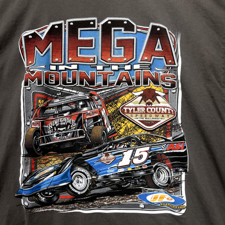 Mega In The Mountain Tyler County Speedway Dirt Track Shirt XL