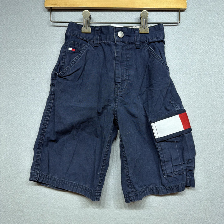 Vintage 90s Kids Tommy Hilfiger Big Flag Pants Size 6