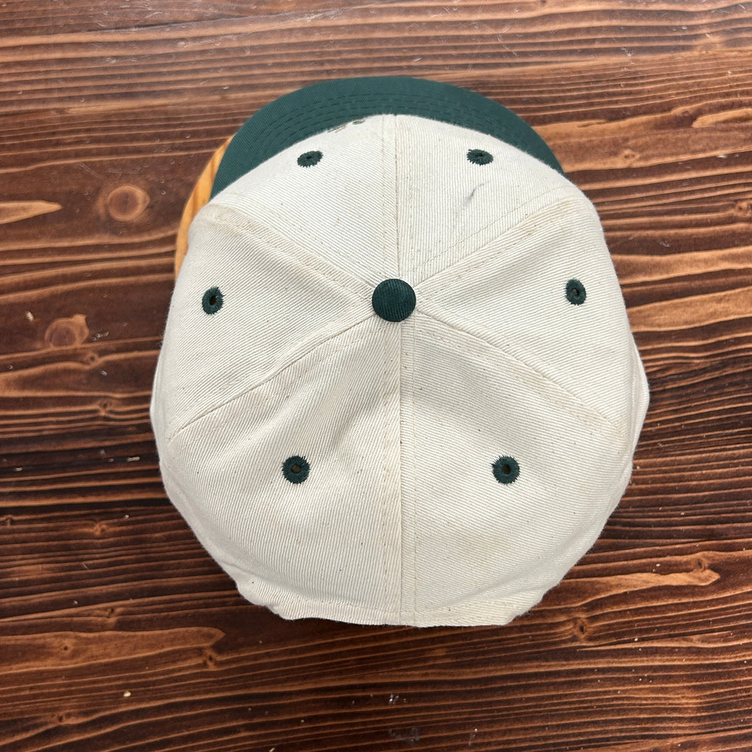 Vintage Yoplait Colombo Yogurt White Green Snapback Hat